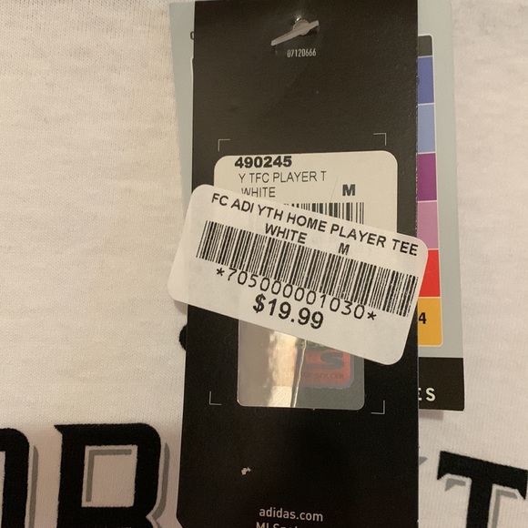 [NWT] White TFC Adidas Youth Home Tee | Size: Youth M - Picture 8 of 8